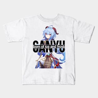 GANYU: born of ice and frost Genshin Impact Kids T-Shirt